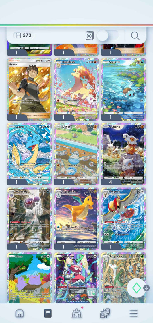 Pokémon TCG Pocket: 4 Crown Cards | 570+ Cards