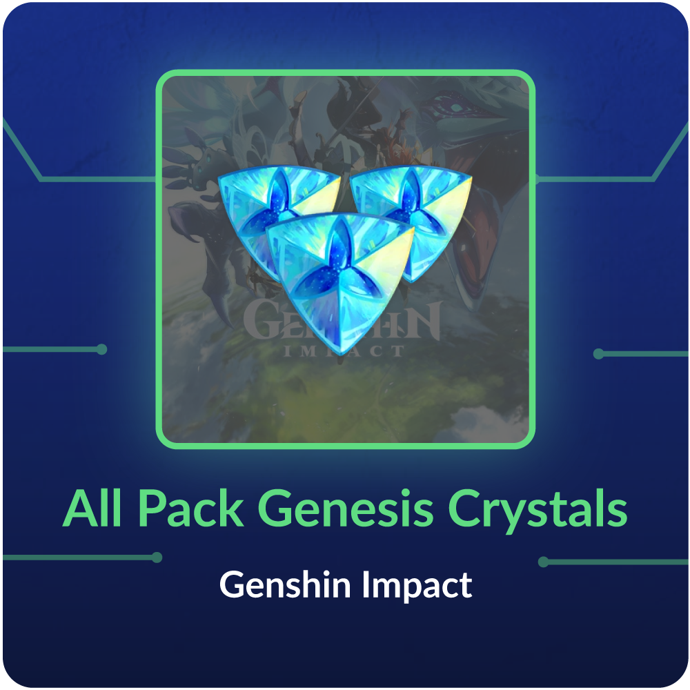 All Pack Genesis Crystals - GENSHIN IMPACT