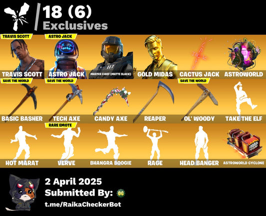 Fortnite Account - Travis Scott, Astro Jack, Master Chief, Violet, Red Strike | 133 Skins