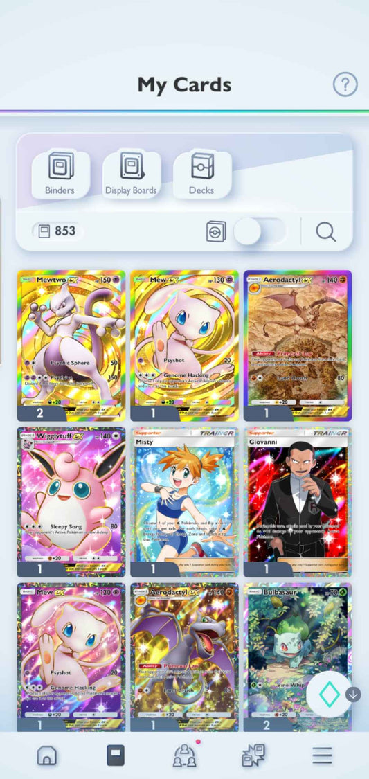 Pokémon TCG Pocket: 3 Crowns | 850+ Cards, Crown Mewtwo x 2, Crown Mew