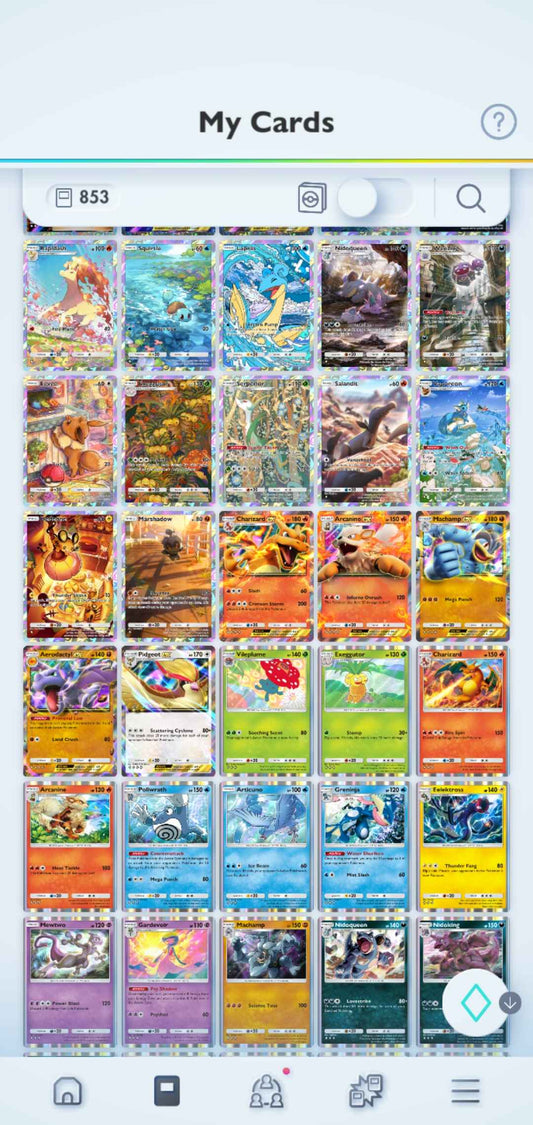 Pokémon TCG Pocket: 3 Crowns | 850+ Cards, Crown Mewtwo x 2, Crown Mew