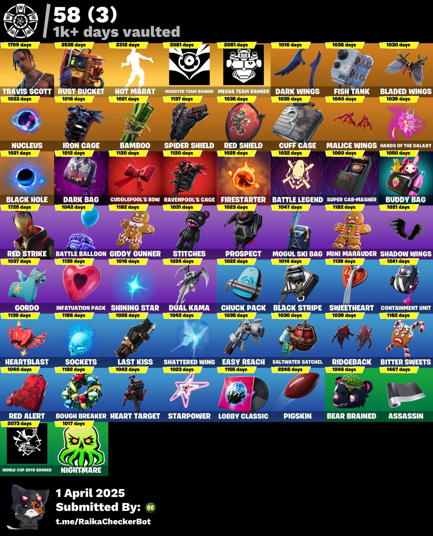 Fortnite Account - Eon , Travis Scott, Goku Black, Glow, Galaxy Grappler, Chun Li | 294 Skins