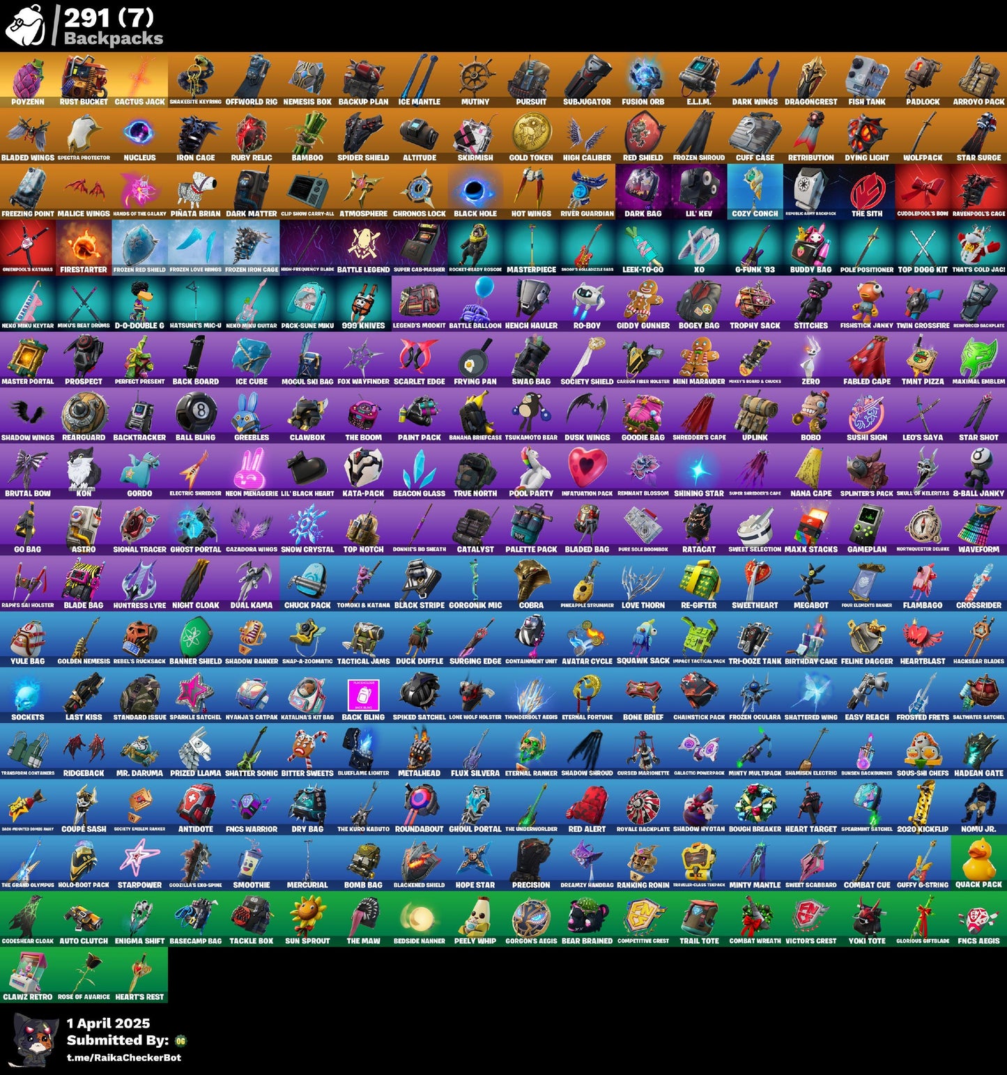 Fortnite Account - Eon , Travis Scott, Goku Black, Glow, Galaxy Grappler, Chun Li | 294 Skins