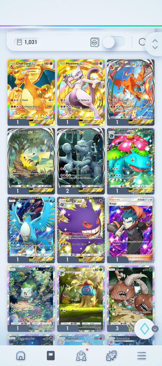 Pokémon TCG Pocket 2 Crown Card Accounts