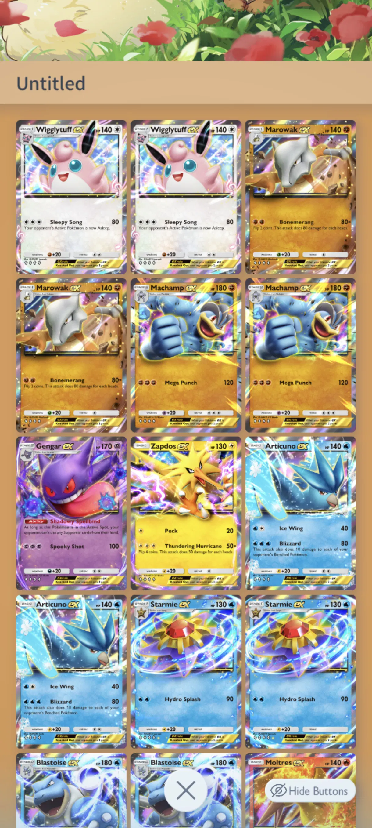 Pokémon TCG Pocket 2 Crown Cards