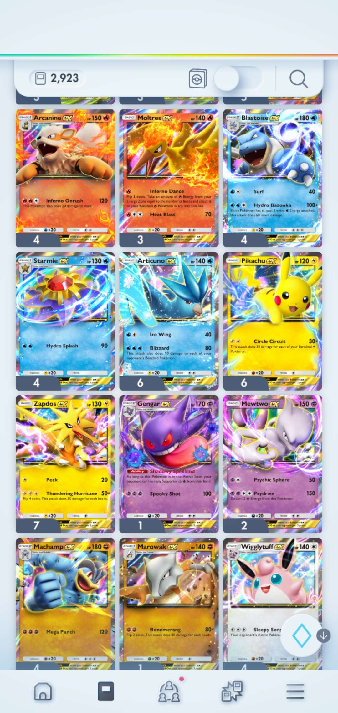 Pokémon TCG Pocket: 4 Crown Cards | 2900+ Cards