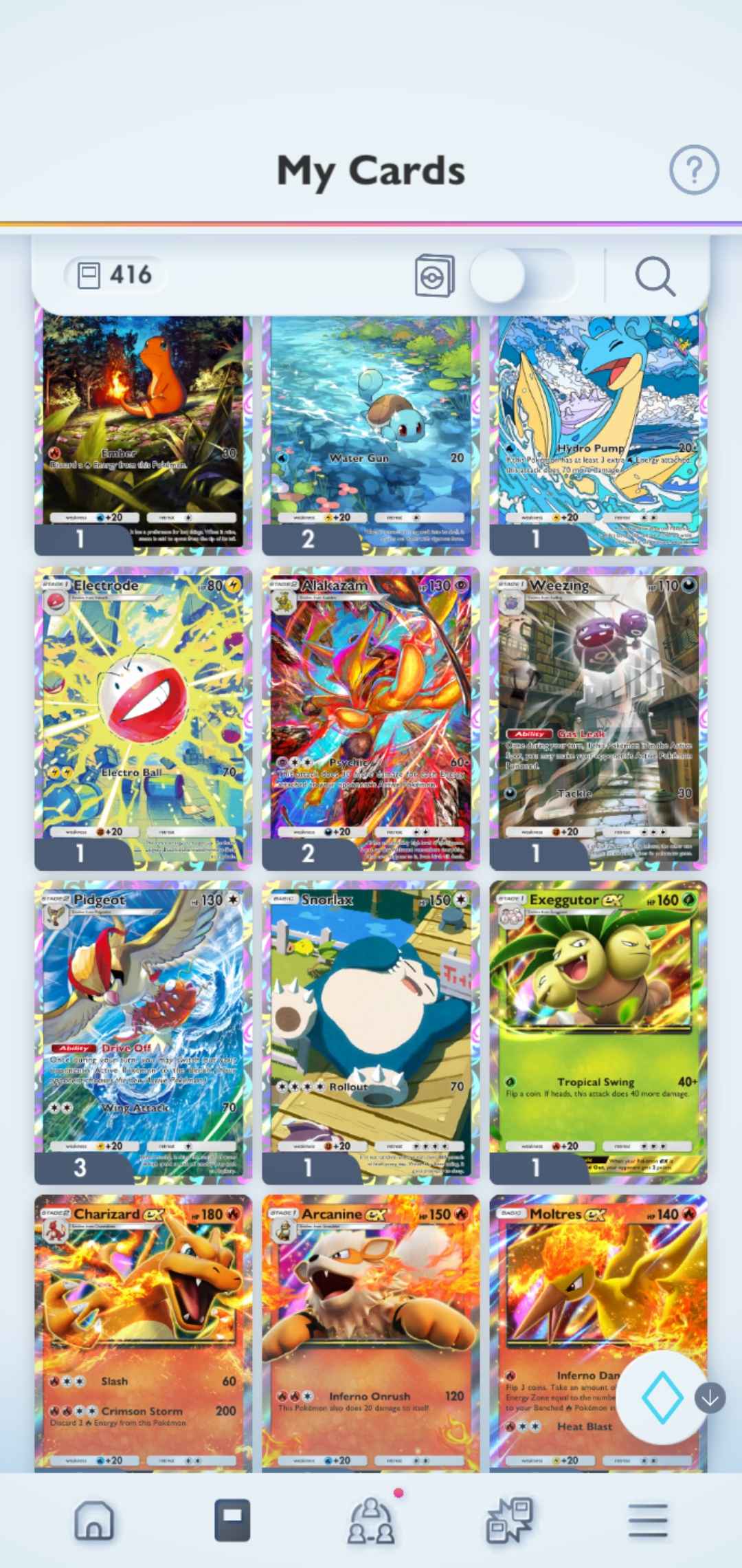 Pokémon TCG Pocket: 3 Crown Cards | 400+ Cards