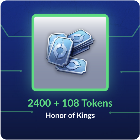 2400 + 108 Tokens - Honor of Kings