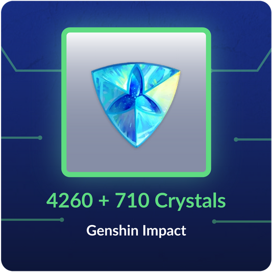 4260 + 710 Crystals - GENSHIN IMPACT