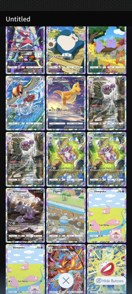 Pokémon TCG Pocket: 4 Crown Cards | 700+ Cards