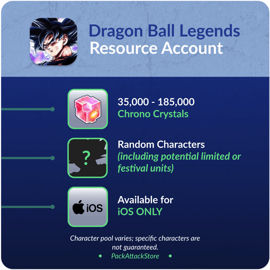 Dragon Ball Legends - Resource Account [IOS Only]