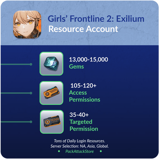 Girls' Frontline 2: Exilium Resource Accounts