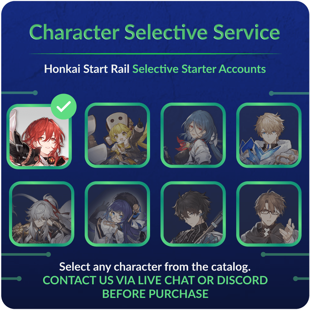 Honkai Star Rail Selective Starter Accounts