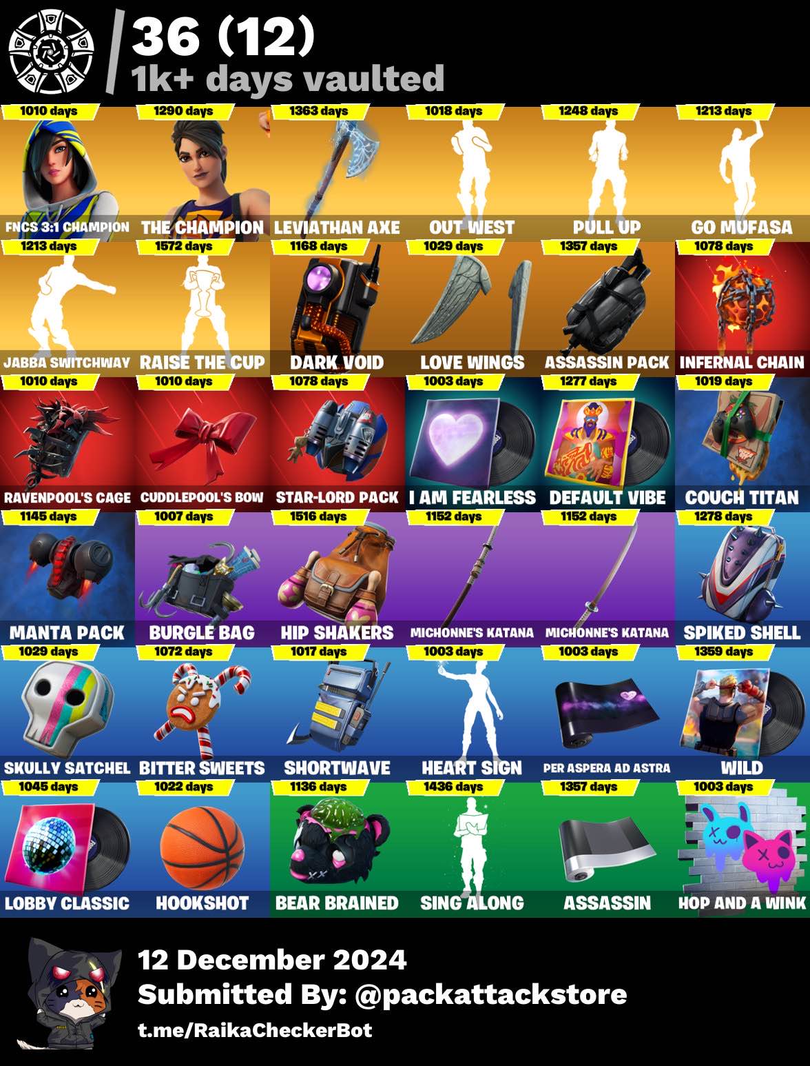 Fortnite Account - 255 Skins | John Wick, Katalina, Peter Griffin, Predator, OG STW