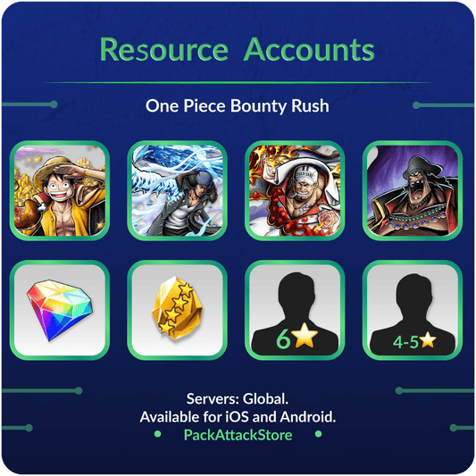 One Piece Bounty Rush - Resource Accounts