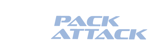 Pack Attack logo with transparent background