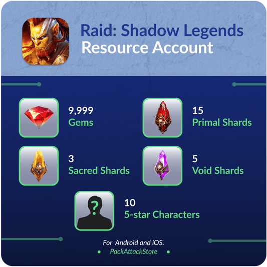 Raid: Shadow Legends - Resource Accounts