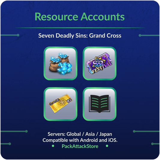 Seven Deadly Sins: Grand Cross - Resource Accounts