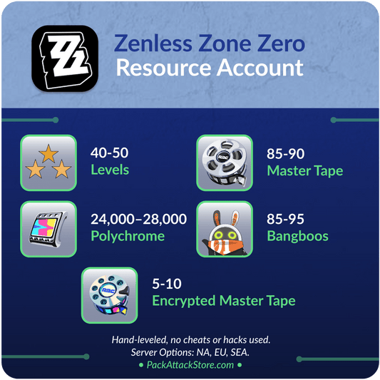 Zenless Zero Resource Starter Accounts